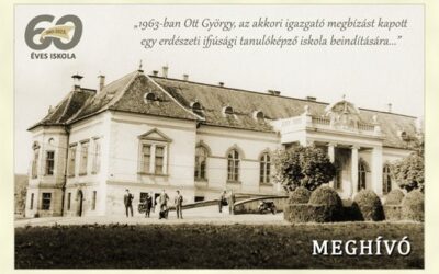 Szőcsény ’60 – meghívó iskolánk születésnapi rendezvényére