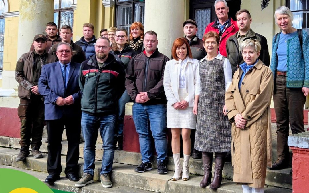 Német erdészeti oktatók látogatása Somogyzsitfán