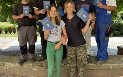 Sikeres műhelyiskolai vizsga az erdőművelő részszakmán